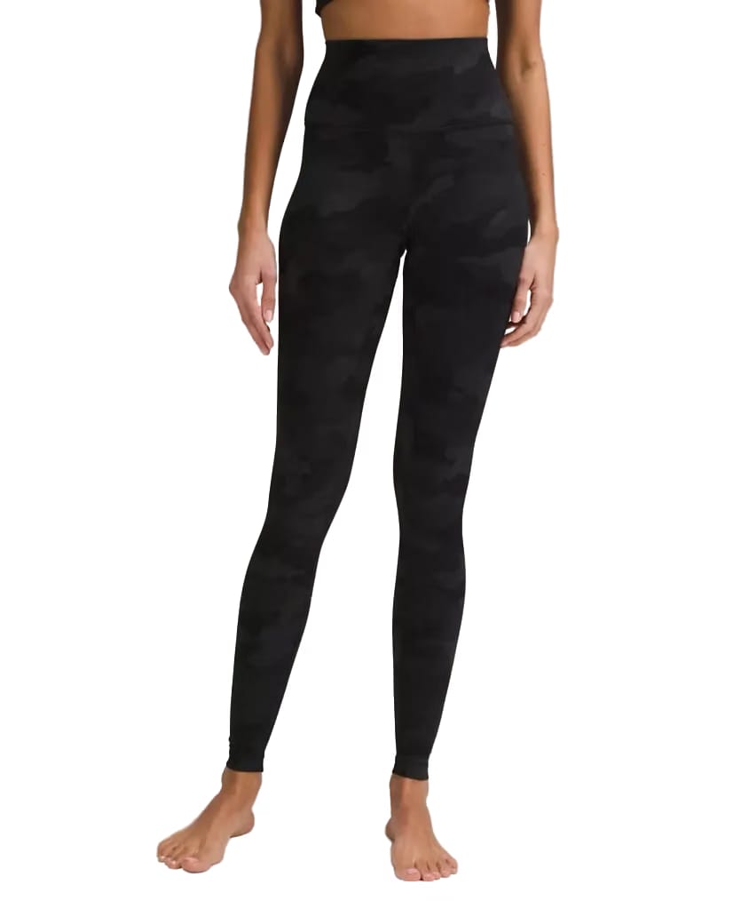 Lululemon Align High-Rise Pant 28" Heritage 365 Camo Deep Coal Multi