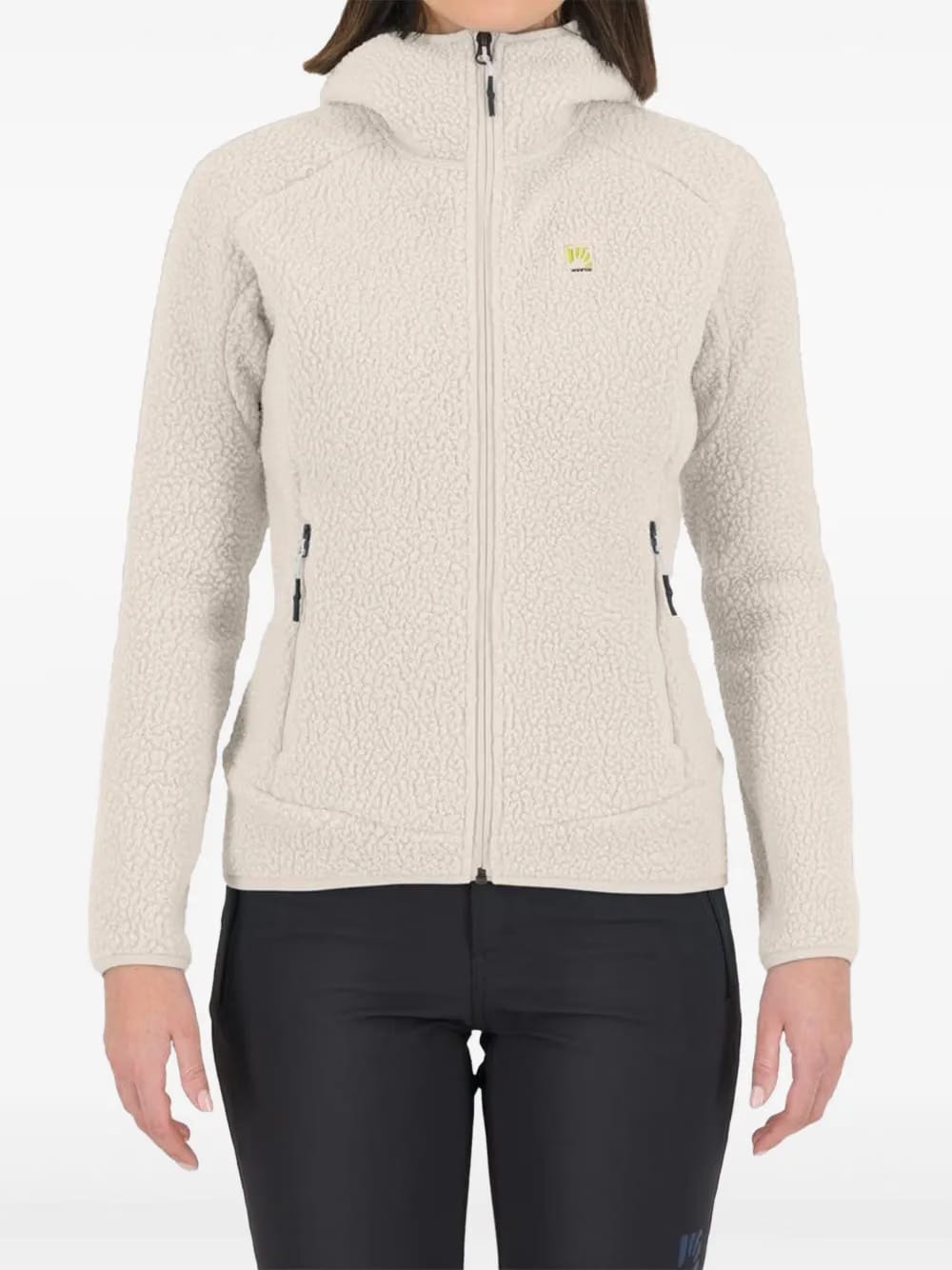sherpa-fleece zip-up Hoodie