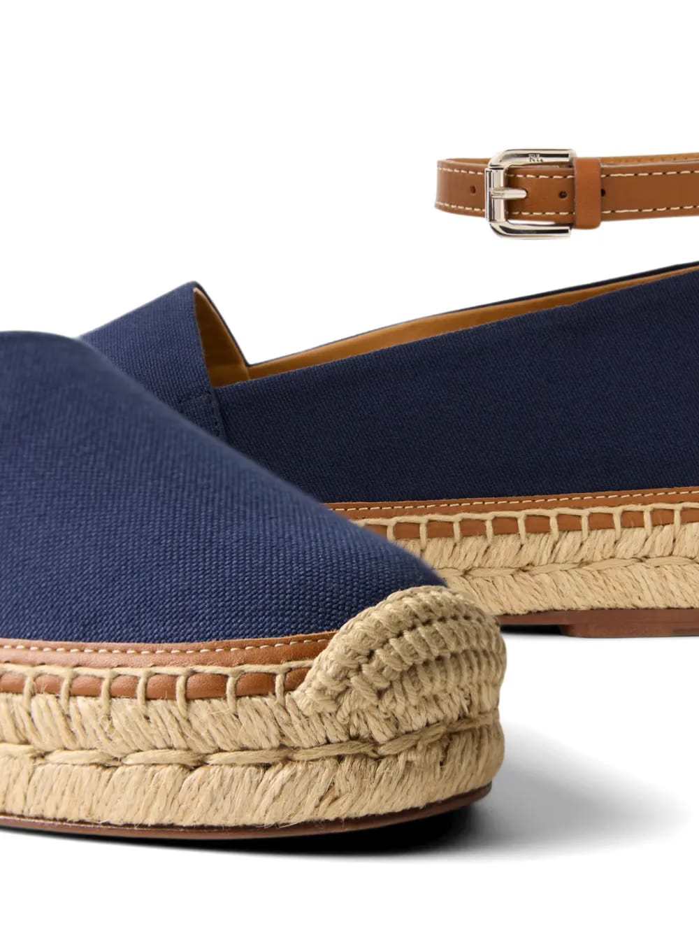 Hadan crocheted ankle strap espadrille