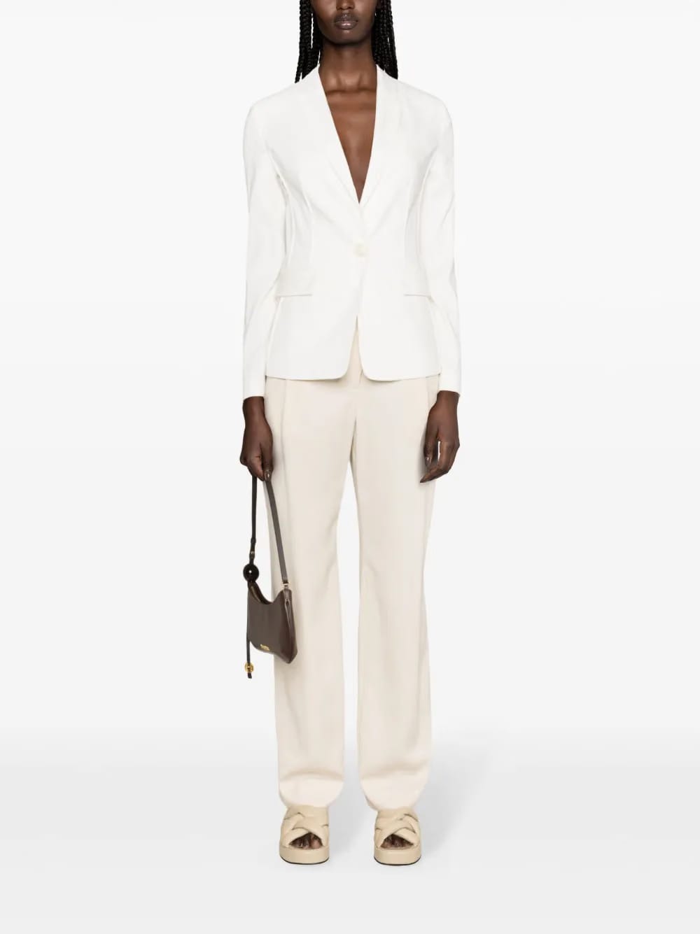 Ghera linen-blend blazer