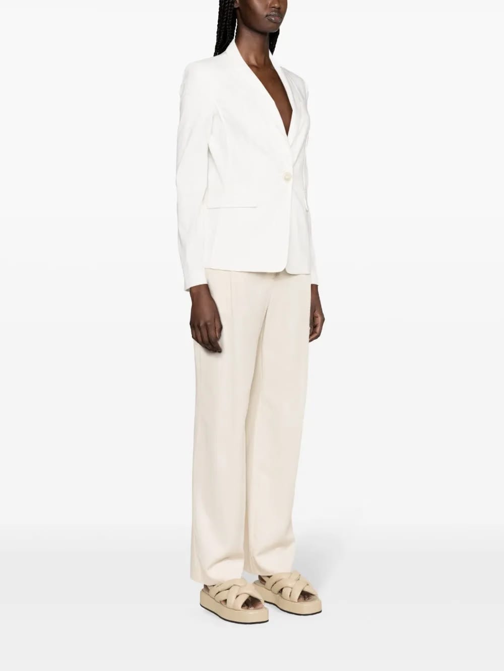 Ghera linen-blend blazer