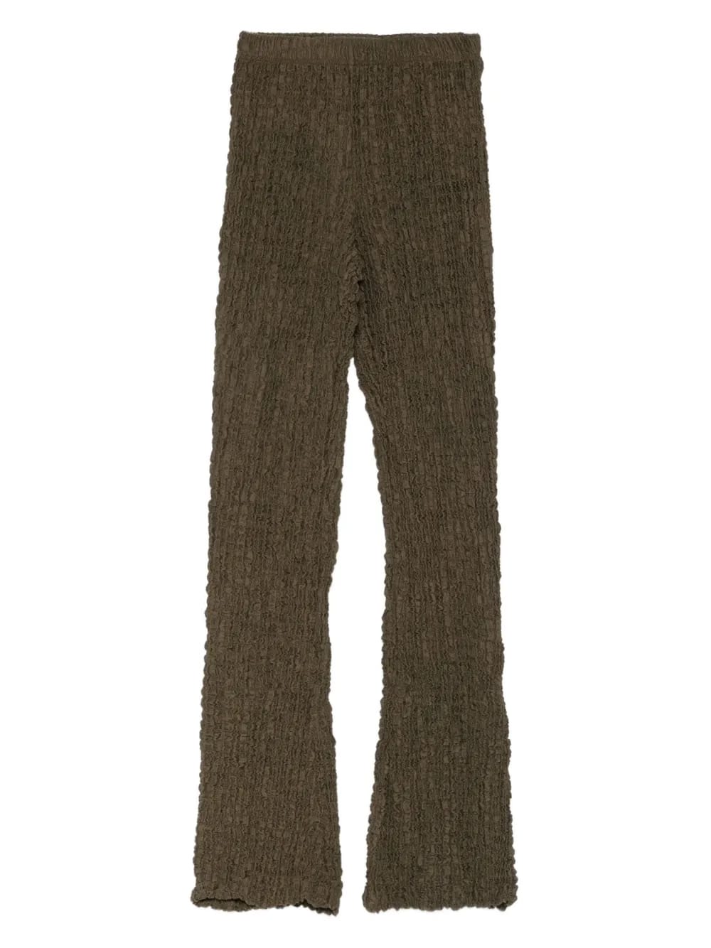 seersucker-texture trousers