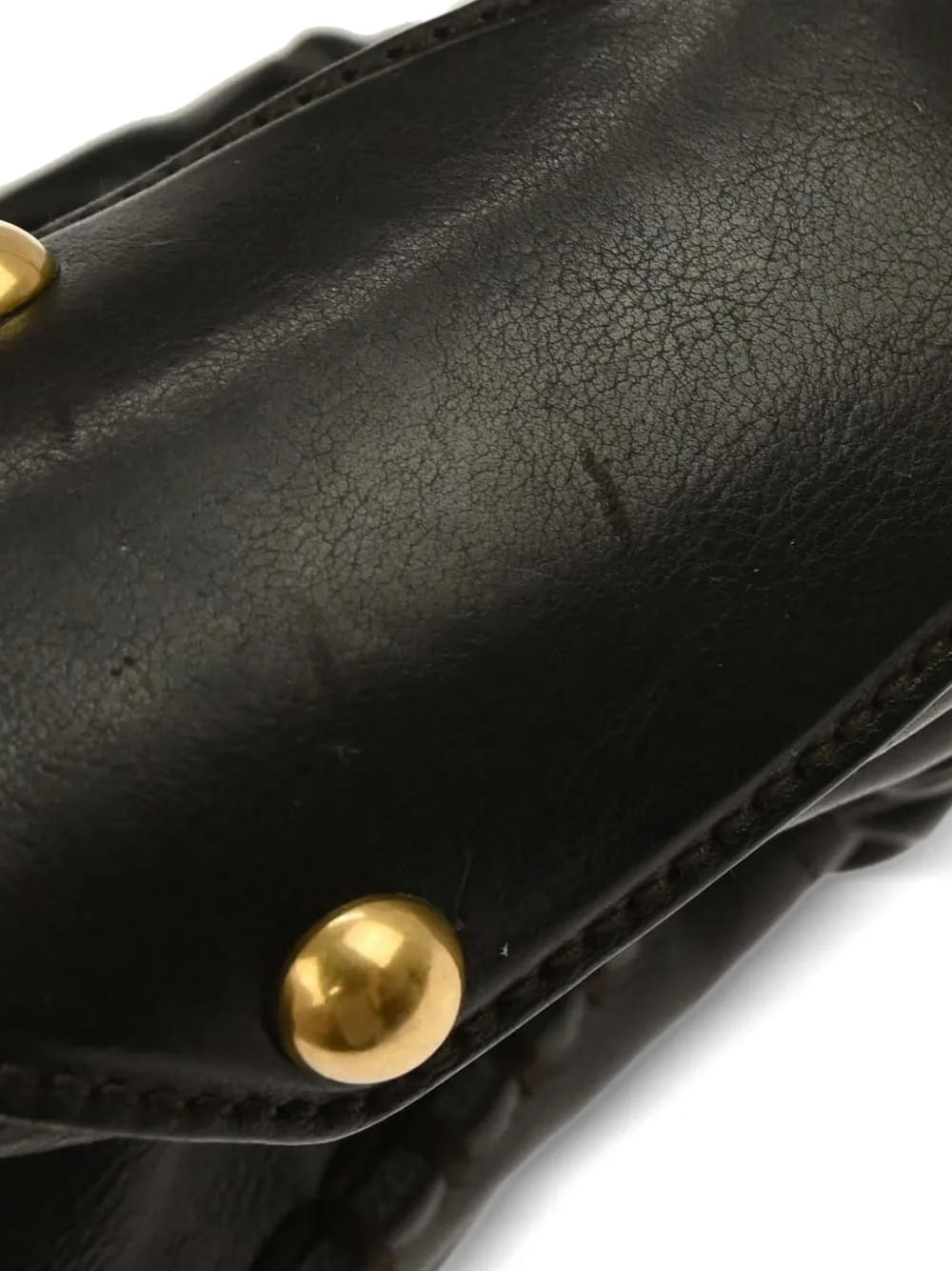 2000s medium leather bag