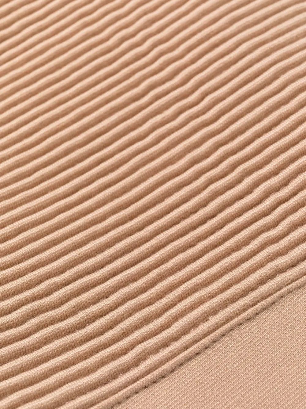 ribbed-panel biker leggings
