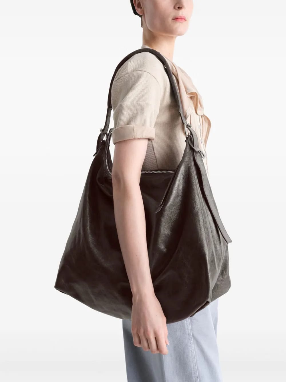 belted shoulder bag