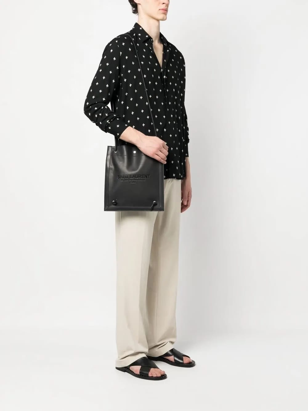 Universite flat crossbody bag