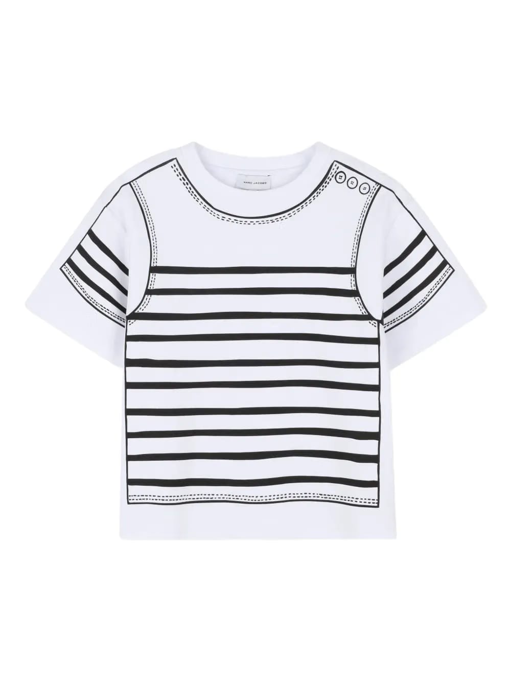 striped print T-Shirt