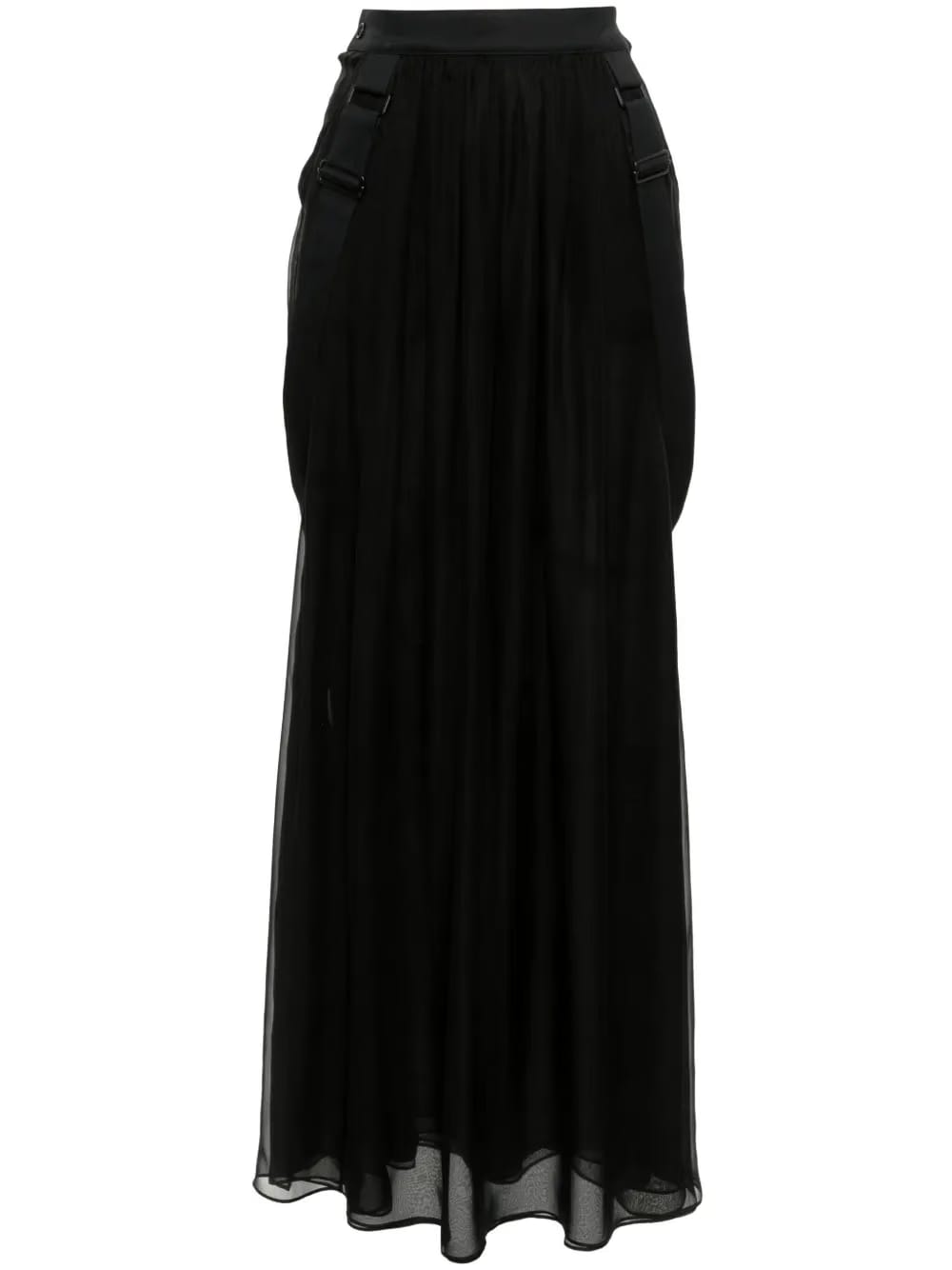 Jedy chiffon maxi skirt