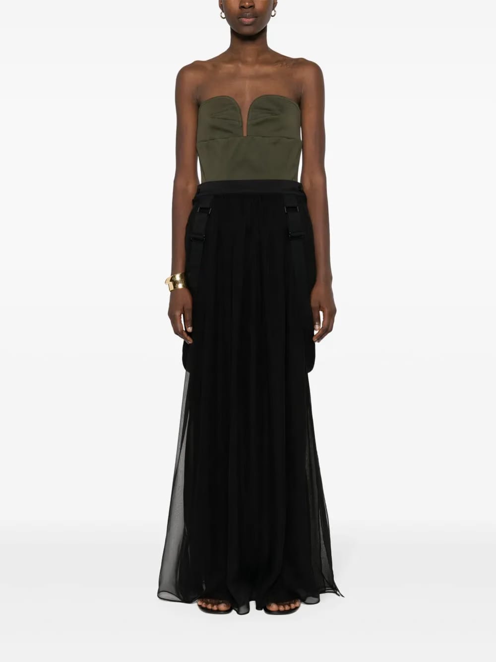 Jedy chiffon maxi skirt