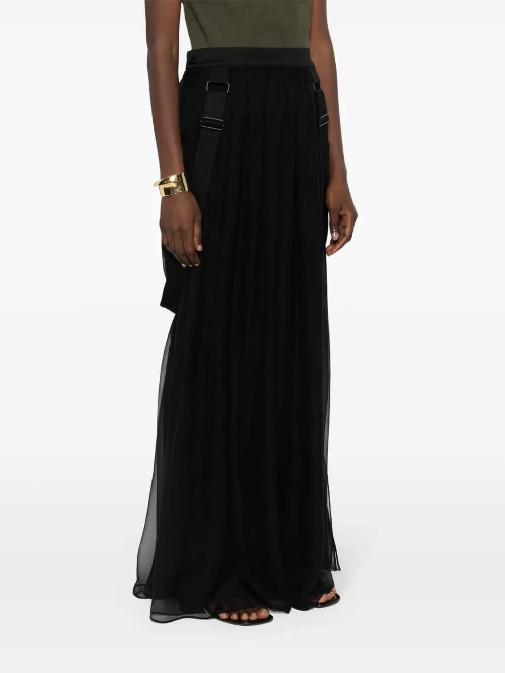 Jedy chiffon maxi skirt