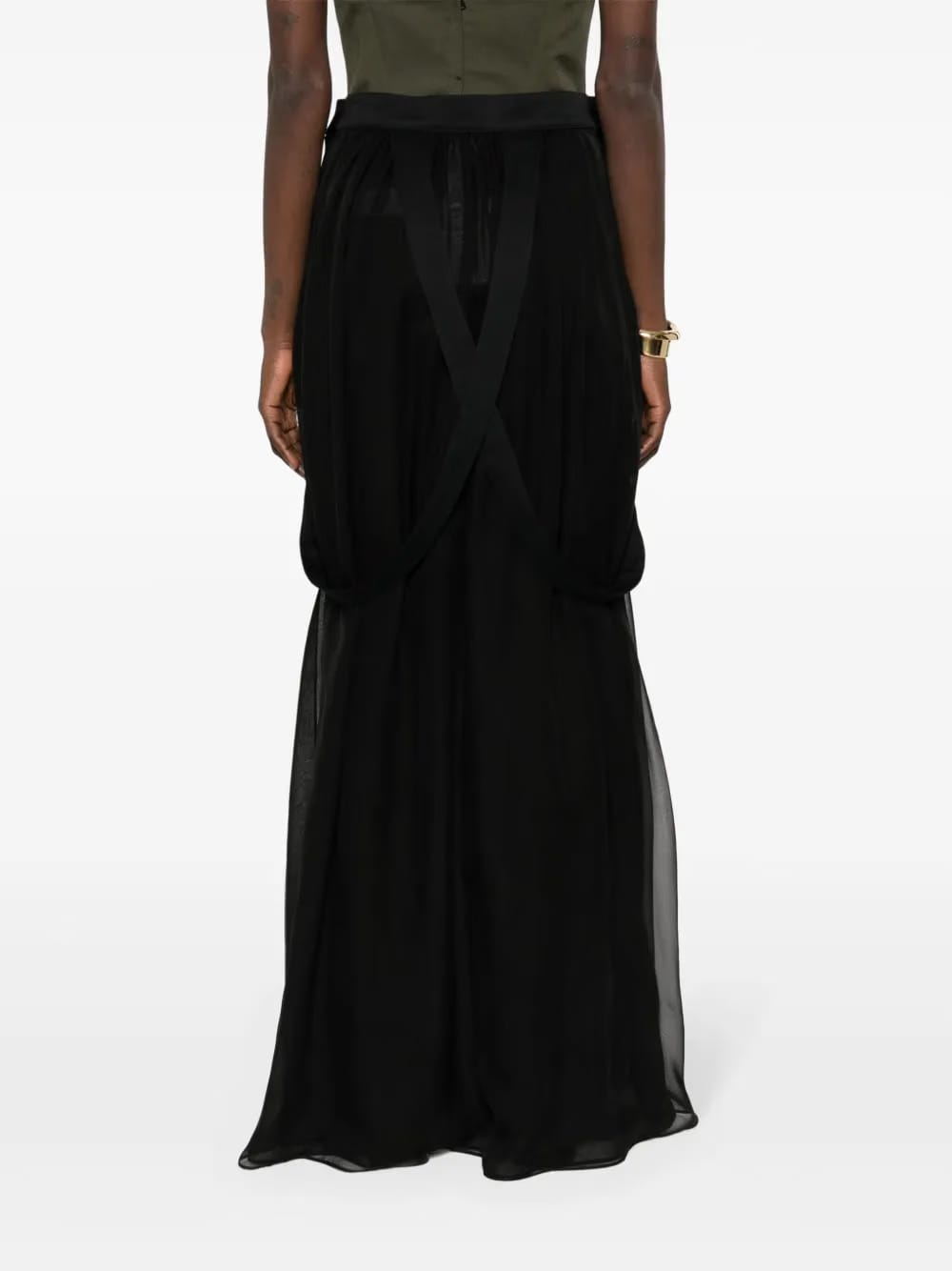 Jedy chiffon maxi skirt