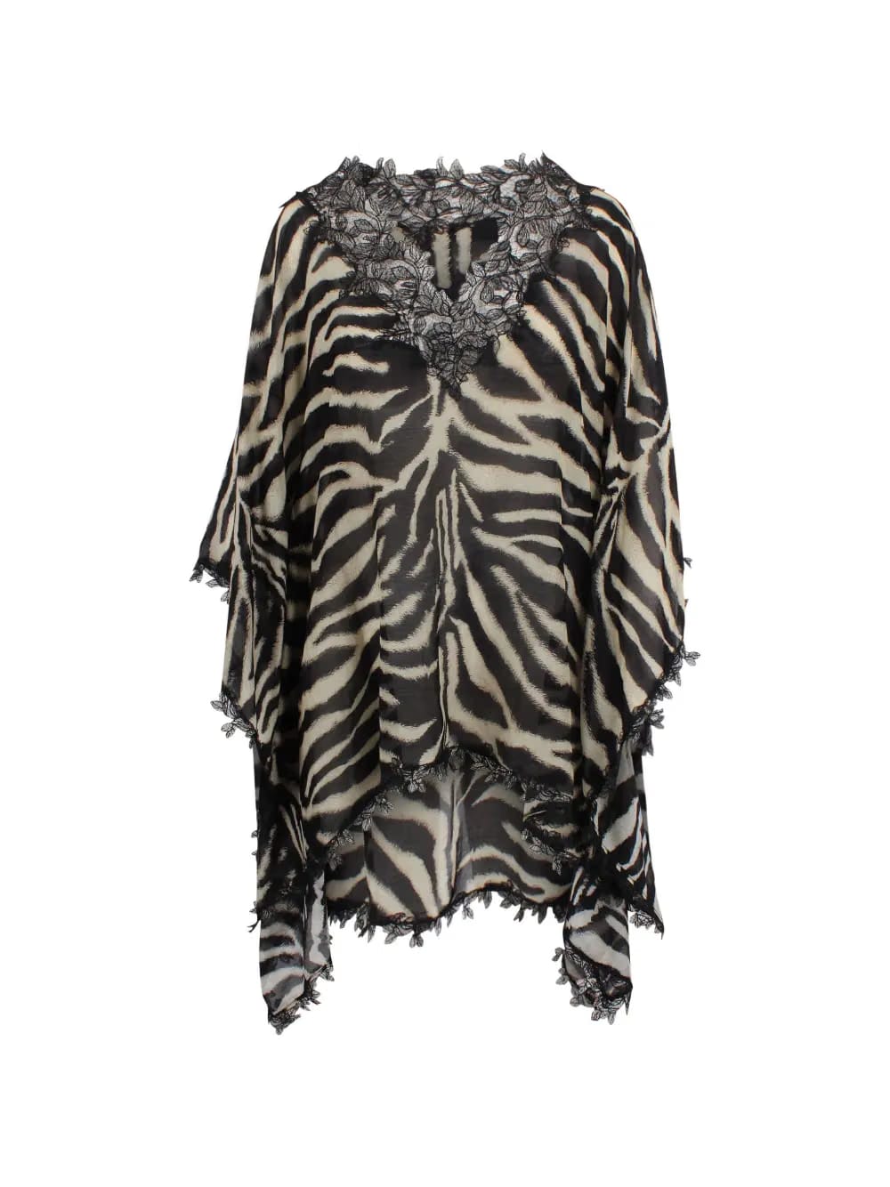 zebra lace dress