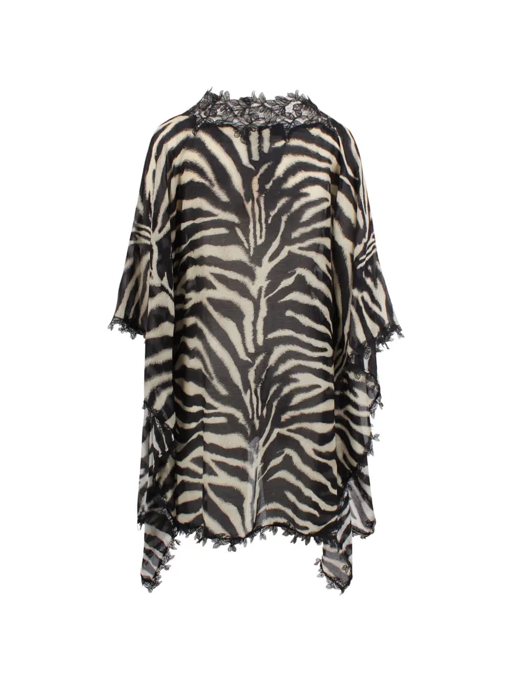 zebra lace dress