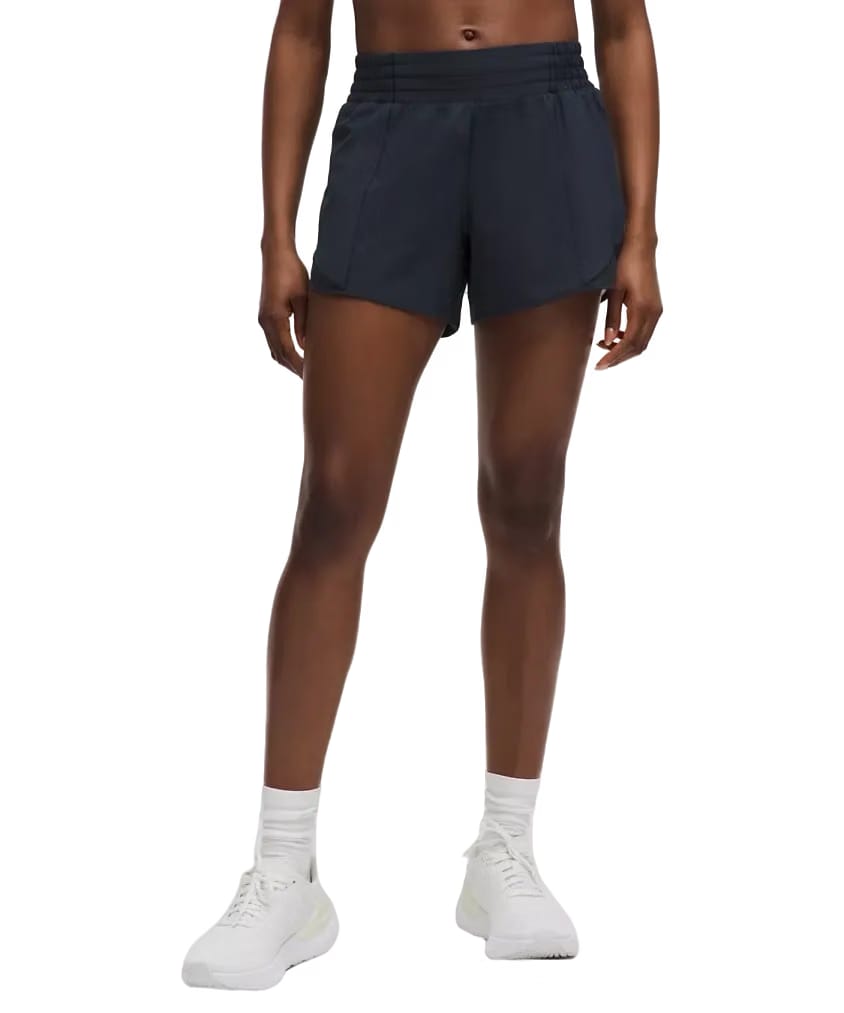 Lululemon Hotty Hot High-Rise Lined Shorts 4" True Navy