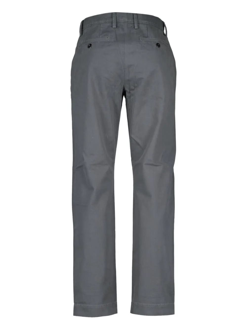 button-fastening chino trousers