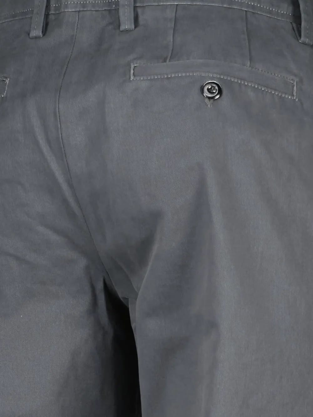 button-fastening chino trousers