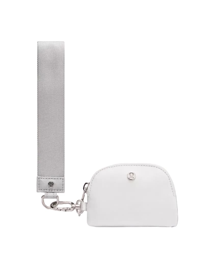 Lululemon Dual Pouch Wristlet Silver Drop/Vapor