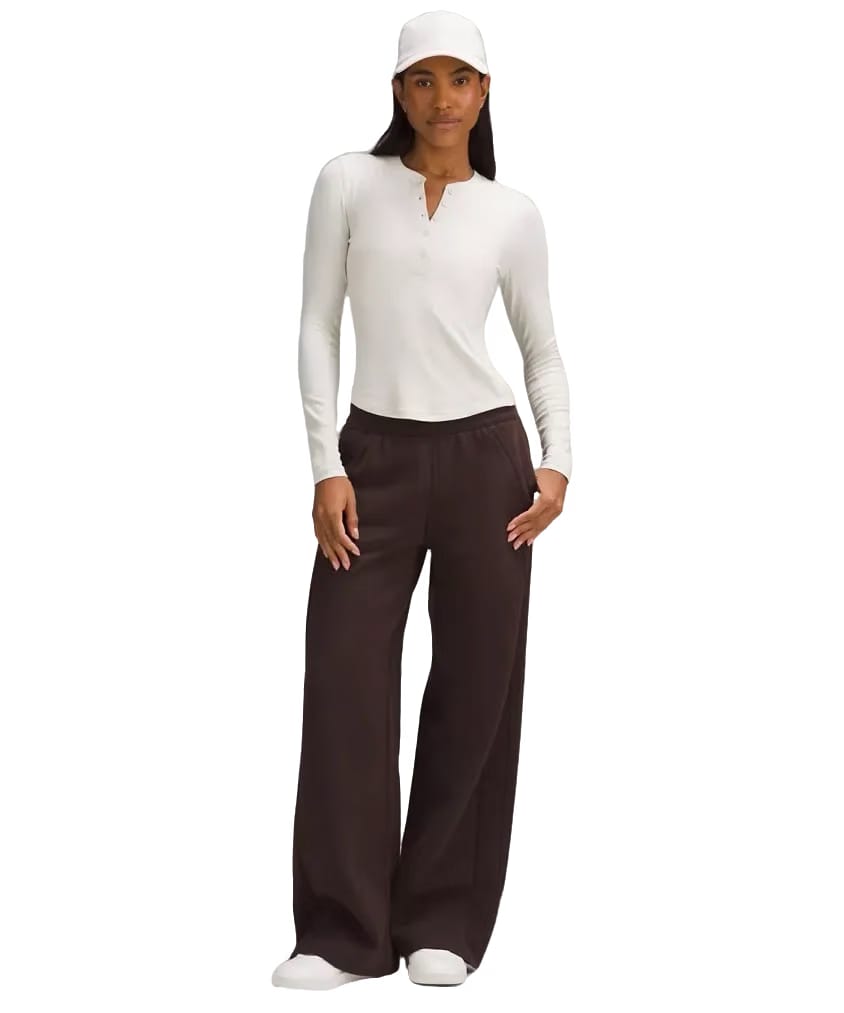 Lululemon Hold Tight Long-Sleeve Henley Bone