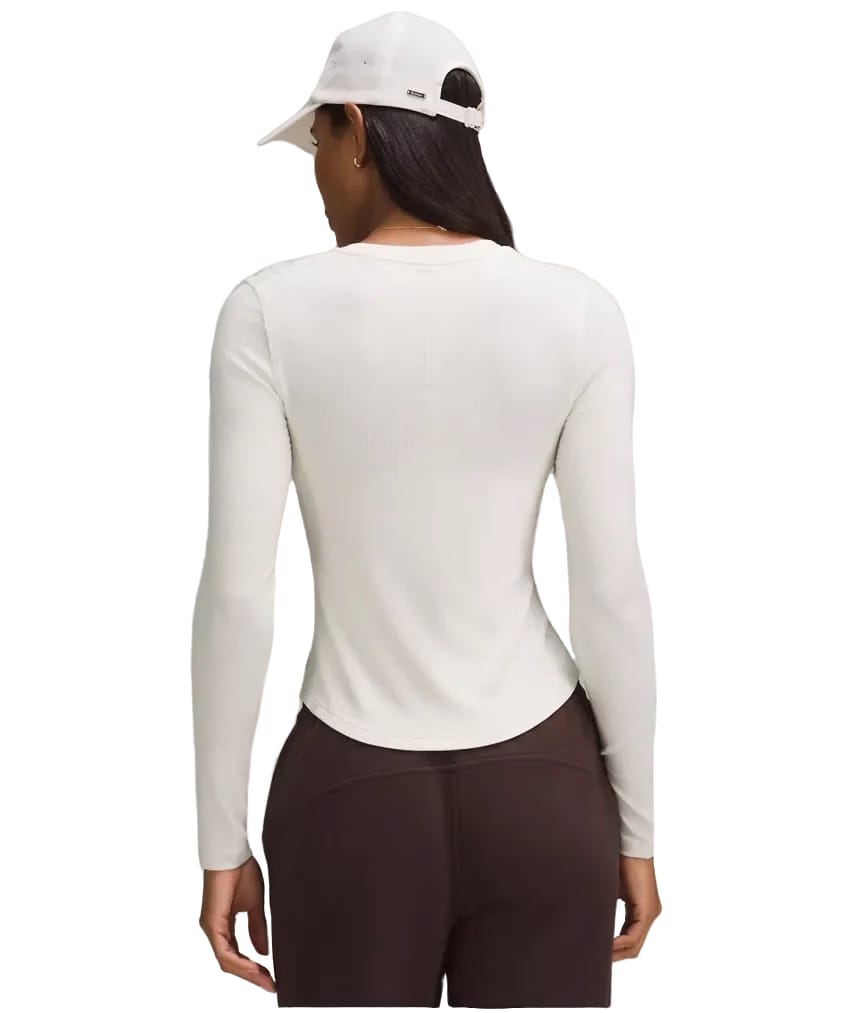 Lululemon Hold Tight Long-Sleeve Henley Bone