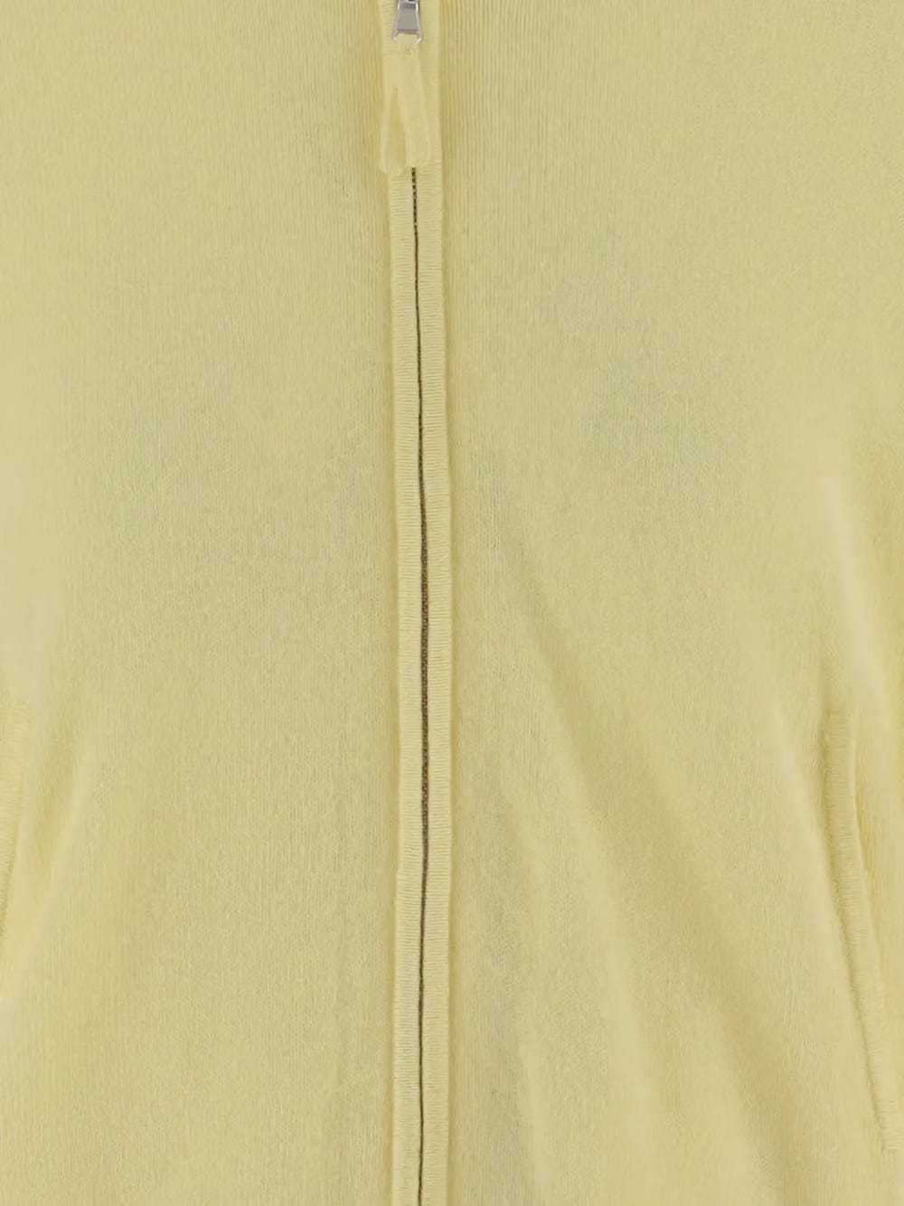 zip-up hooded cardigan