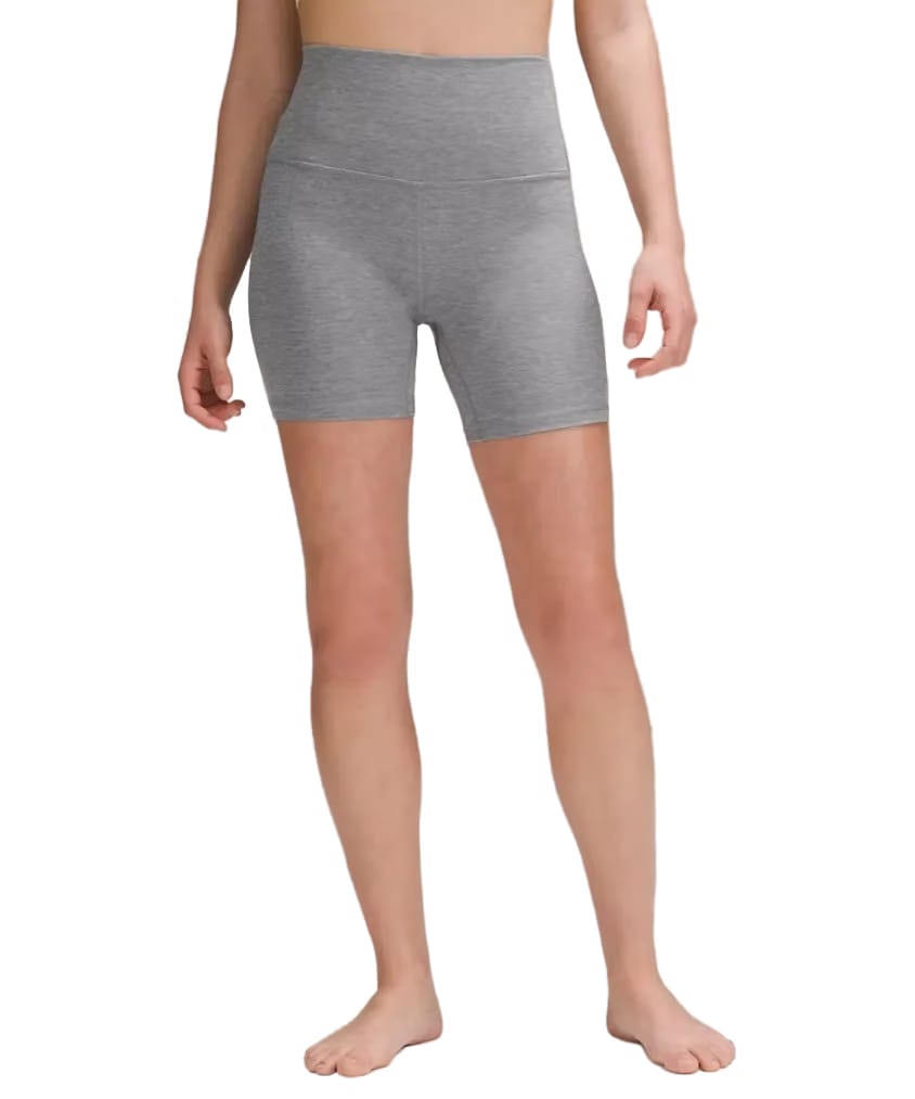 Lululemon Align High-Rise Shorts 6" Heathered Core Medium Grey