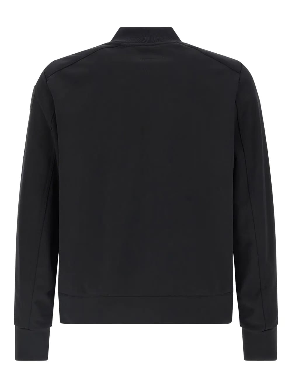 Mckay zip-front logo-patch sweatshirt
