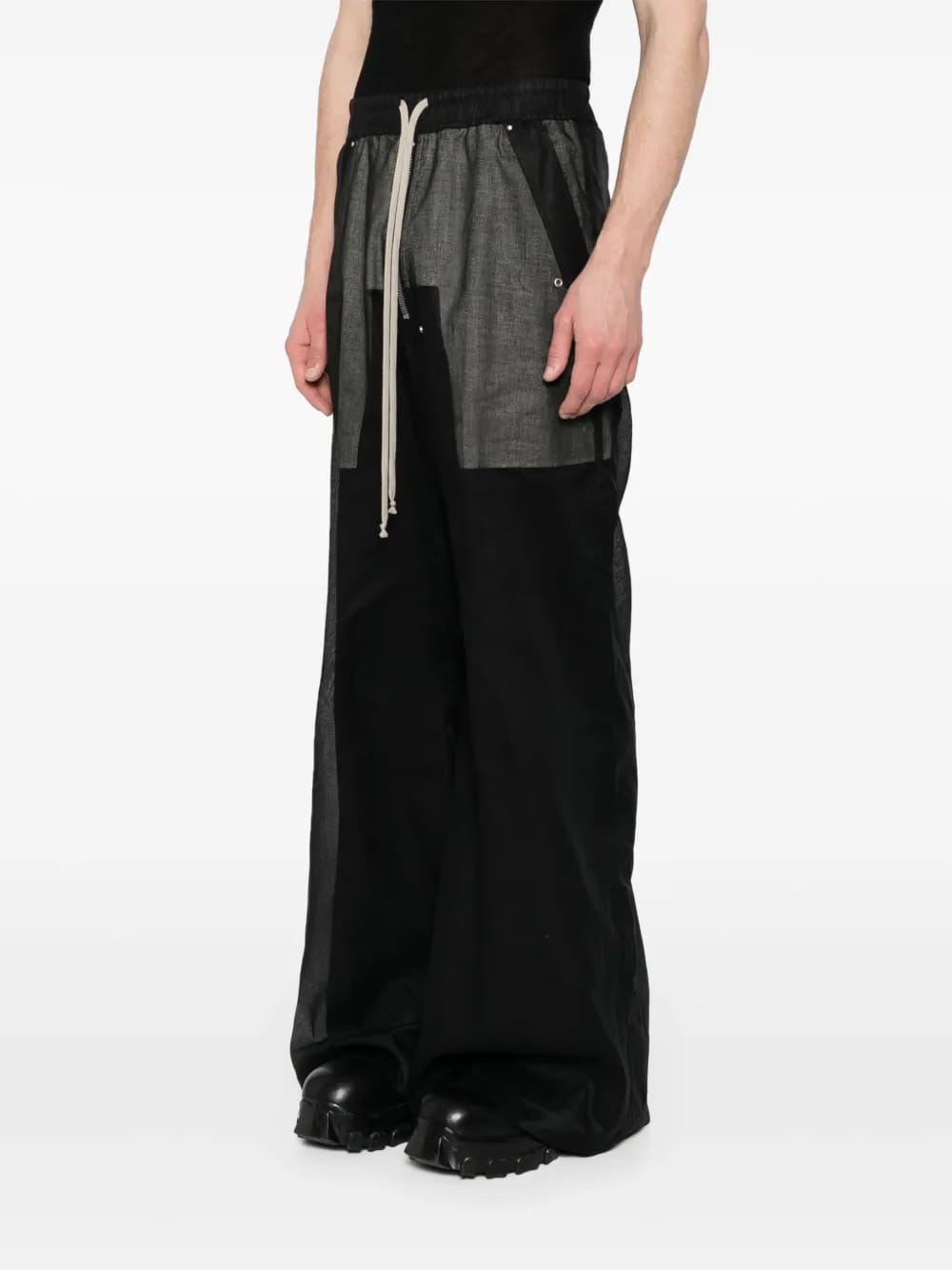 Bela wide-leg cotton trousers