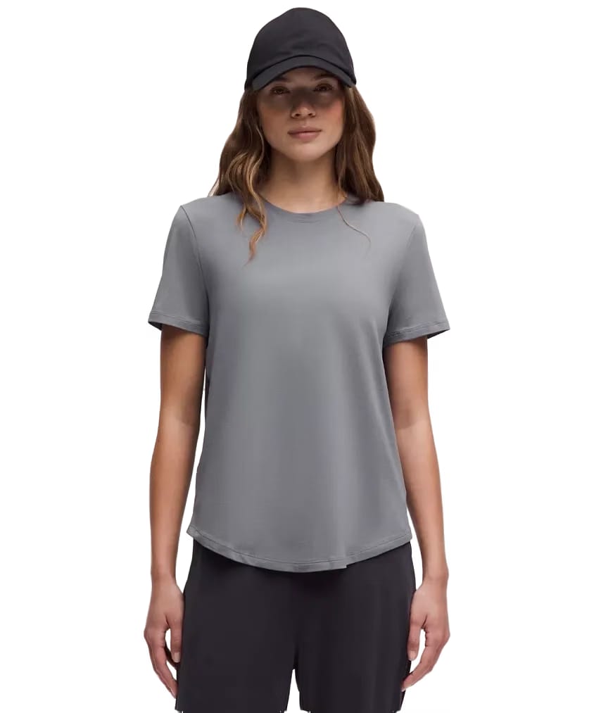 Lululemon Love Curved-Hem Crewneck T-Shirt Solar Grey