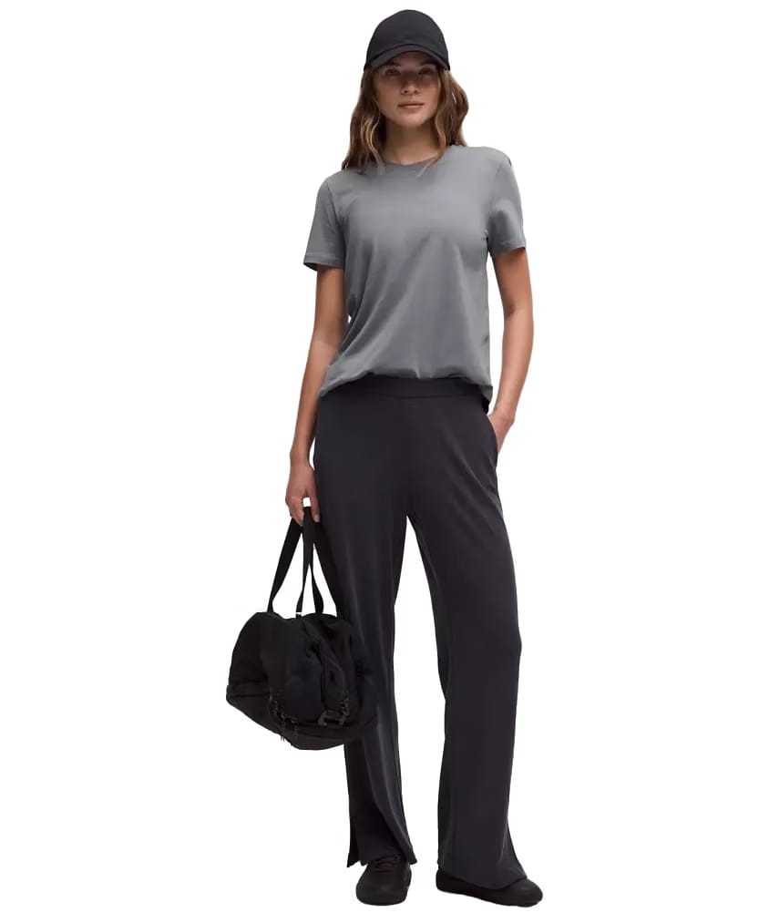 Lululemon Love Curved-Hem Crewneck T-Shirt Solar Grey