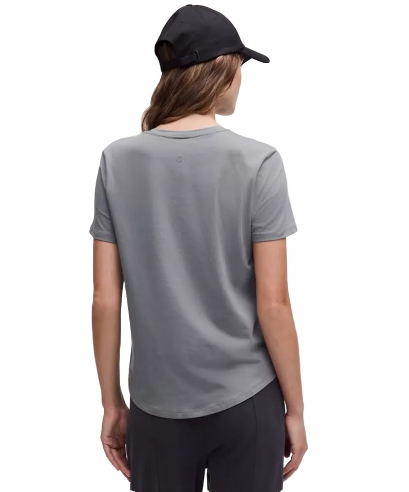 Lululemon Love Curved-Hem Crewneck T-Shirt Solar Grey