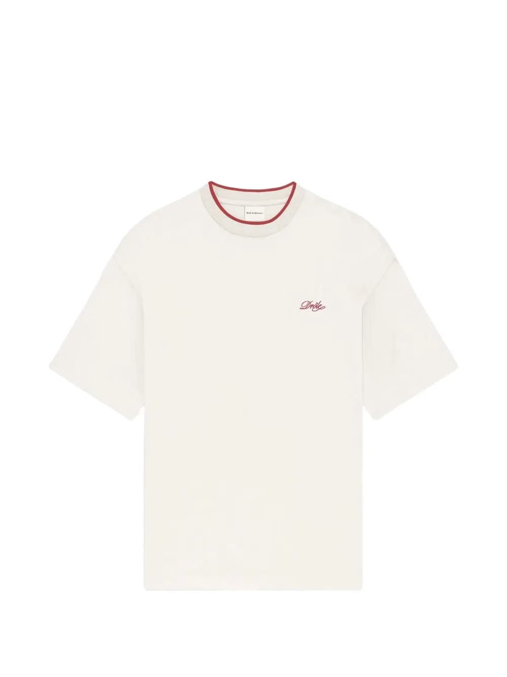 embroidered ringer T-Shirt