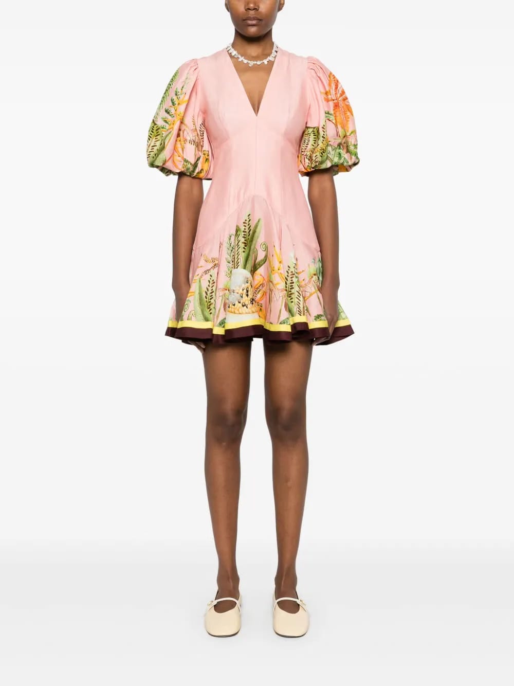 Papaya mini dress