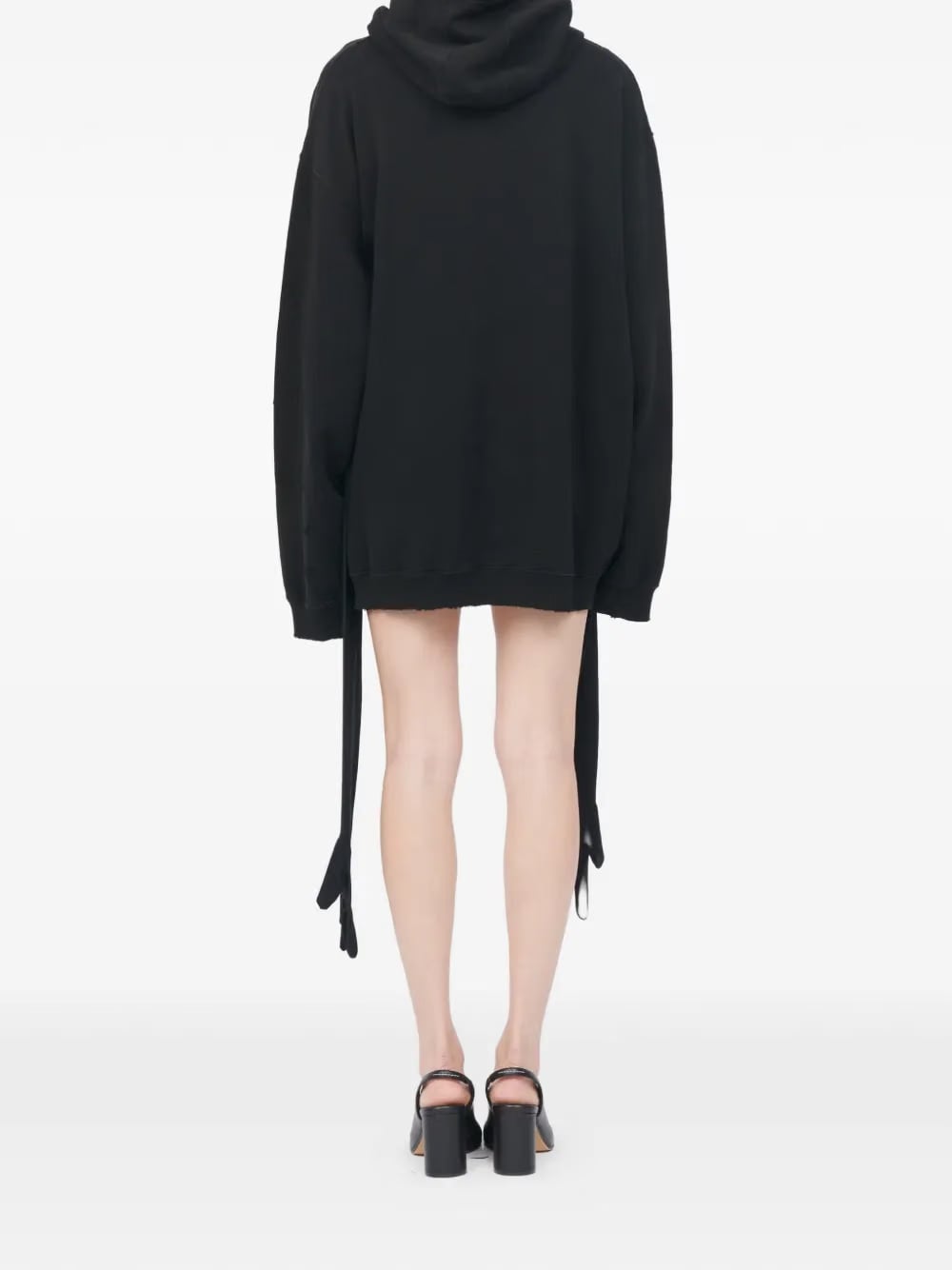 hooded mini dress