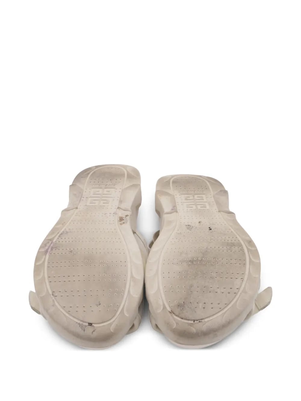 Marshmallow buckle sandals