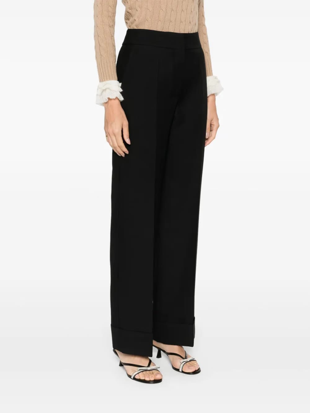 crepe couture trousers