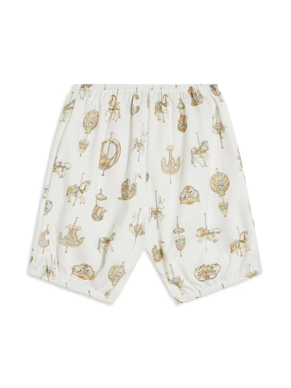 carousel-print shorts