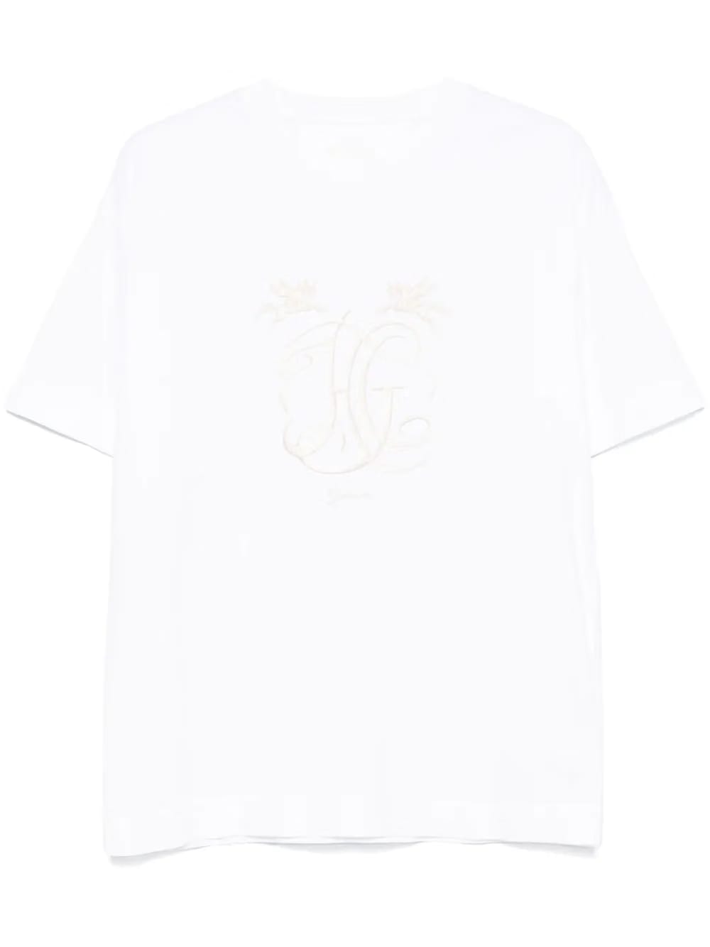 HG-embroidery cotton T-Shirt
