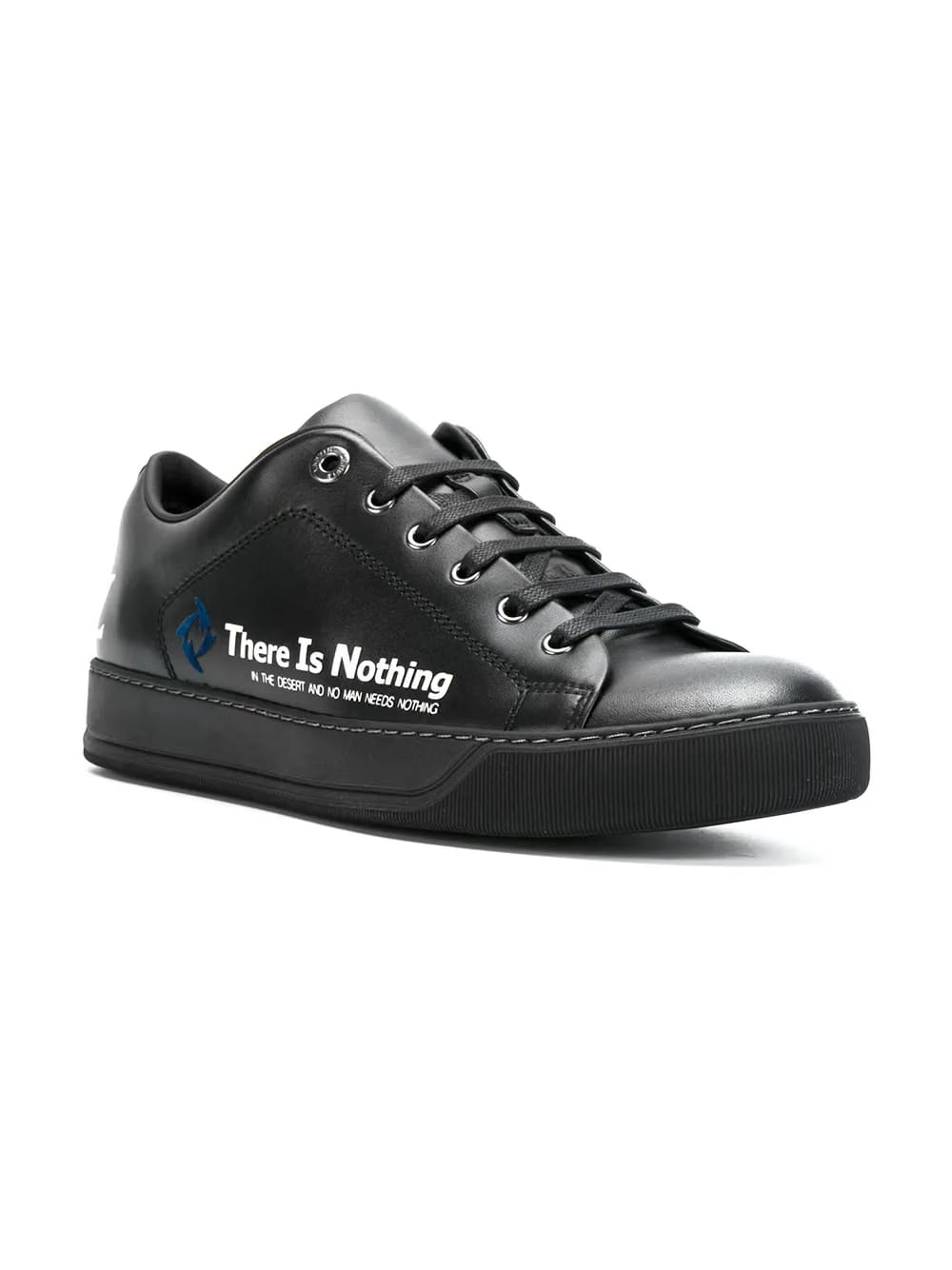 low top sneakers with slogan