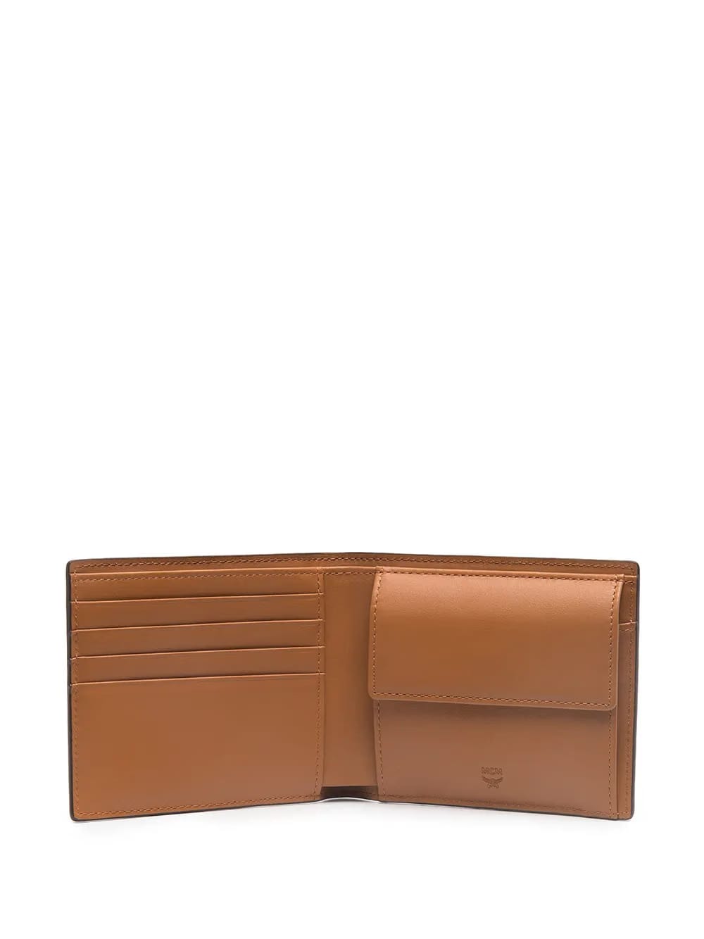 Visetos-print billfold wallet