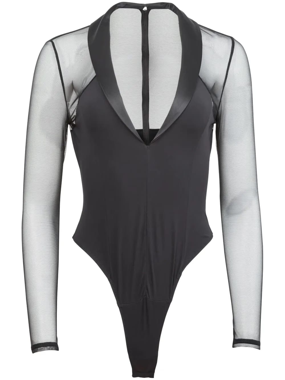 V-neck bodysuit