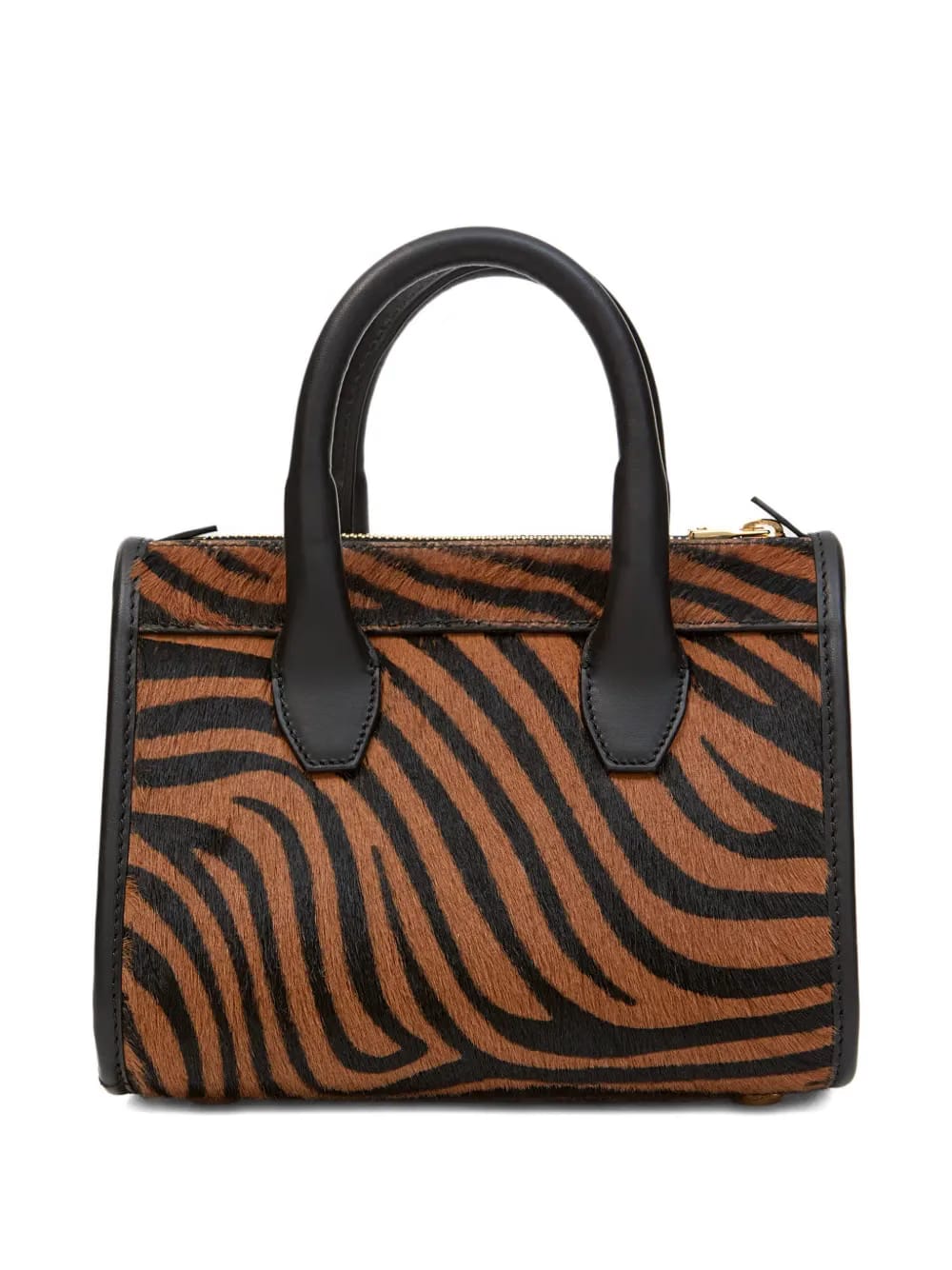 micro Triangle Zebra tote bag