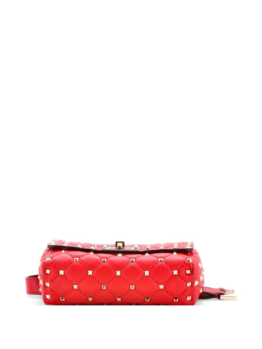 Rockstud Spike Turnlock Quilted Leather belt bag