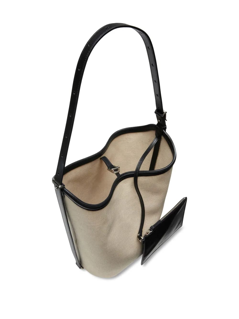 Brant Linen bucket bag