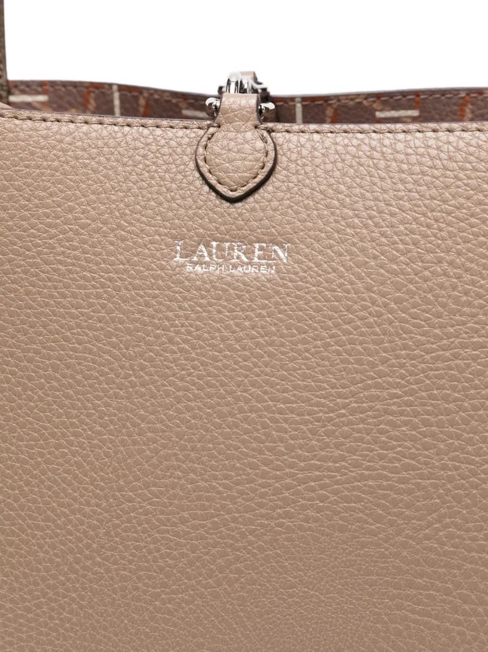 pebble-leather tote bag