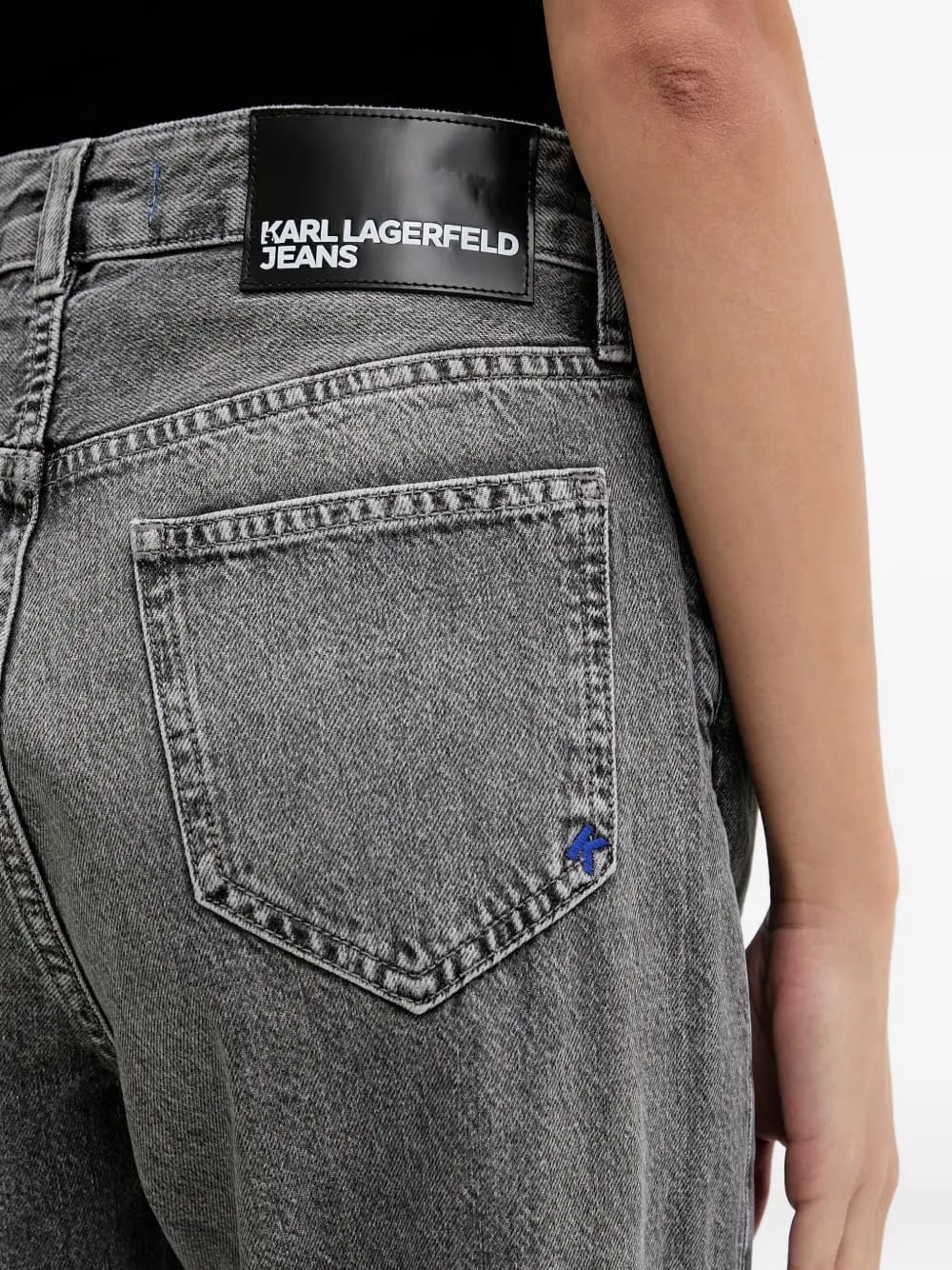 split-hem jeans