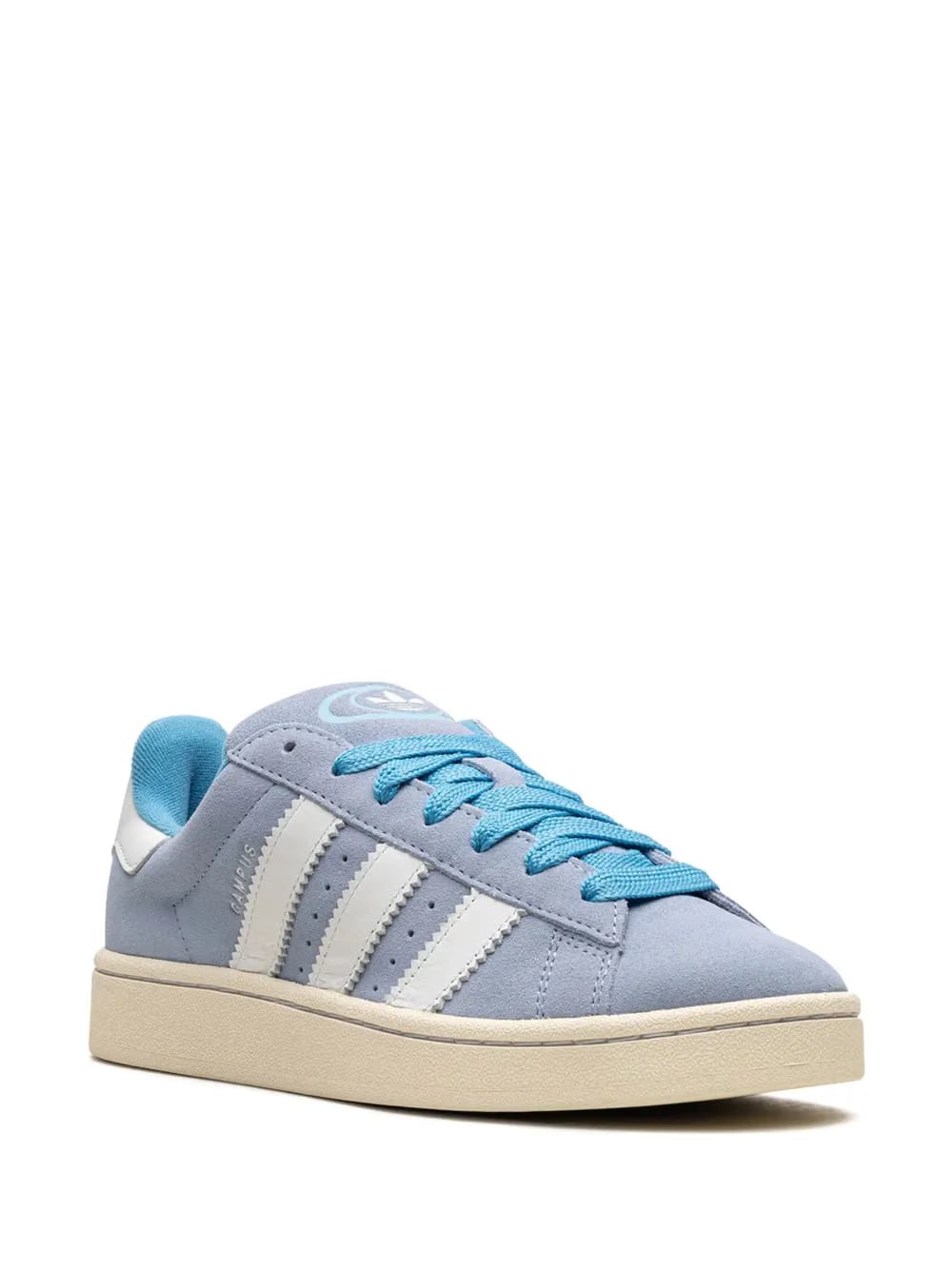 calf-leather round-toe sneakers