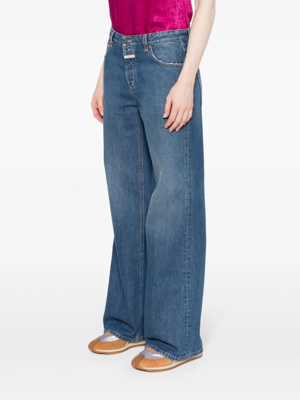 Gillan low-rise flared jeans