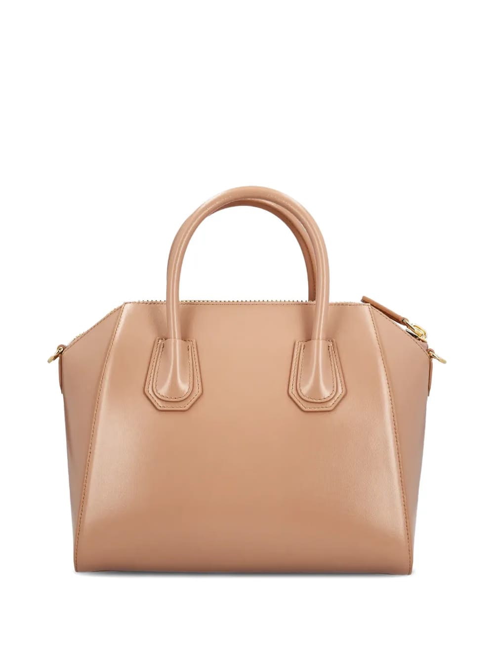 small Antigona top-handle leather tote bag