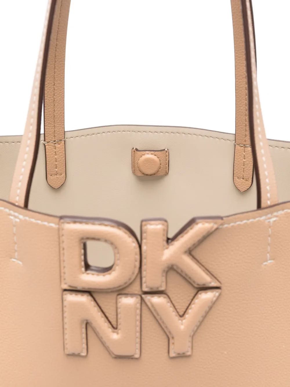 large logo-plaque tote bag