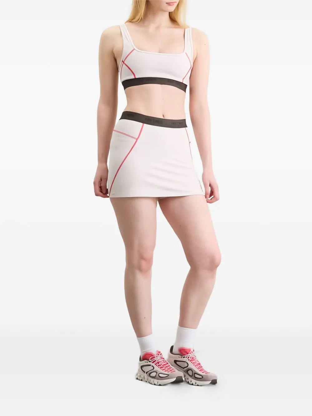 square-neck sports bra